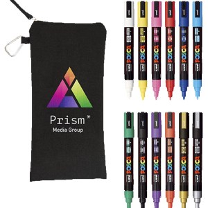 POSCA 12 Piece Basic Marker Set with Bag 1 POSCA 12 Piece Basic Marker Set with Bag 1