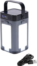 Rechargeable 4-Panel 3W LED/SMD Lantern 27 Rechargeable 4-Panel 3W LED/SMD Lantern 27