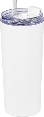 20oz Urban Peak Cascade Pop-Up Straw Tumbler - WHITE 20oz Urban Peak Cascade Pop-Up Straw Tumbler - WHITE