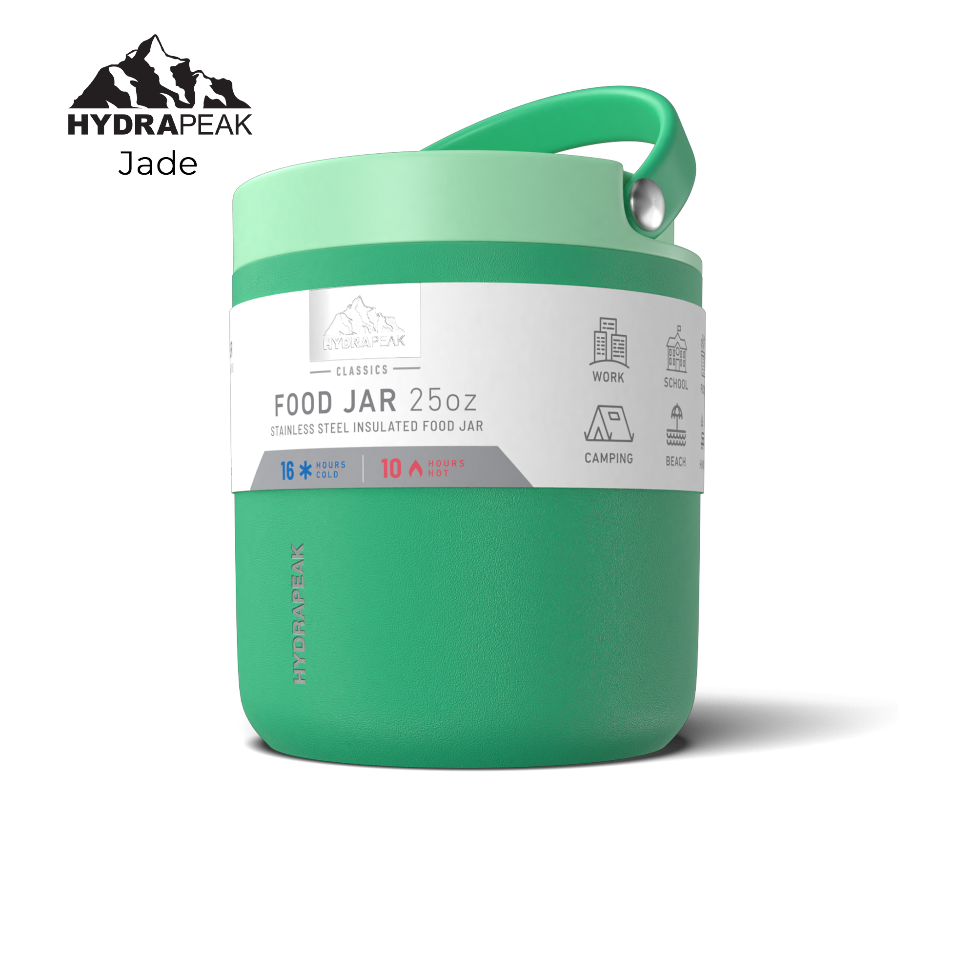 HYDRAPEAK 25oz Insulated Stainless Steel Food Jar with Lid 1
