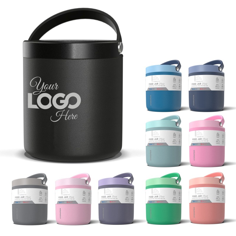 HYDRAPEAK 25oz Insulated Stainless Steel Food Jar with Lid 1 HYDRAPEAK 25oz Insulated Stainless Steel Food Jar with Lid 1