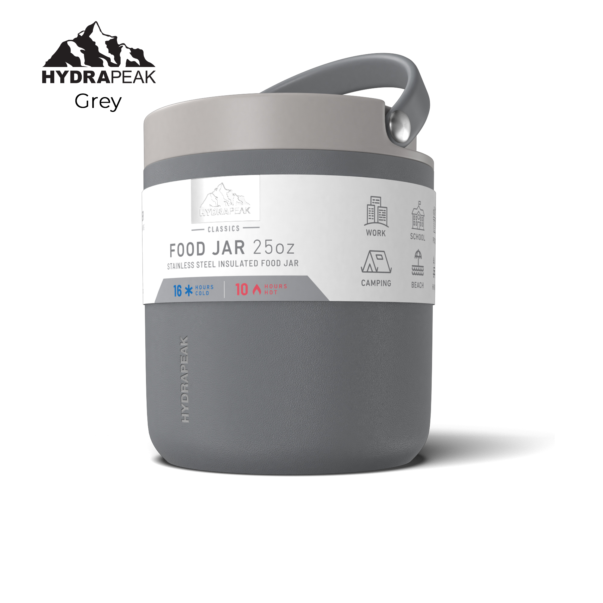 HYDRAPEAK 25oz Insulated Stainless Steel Food Jar with Lid 1