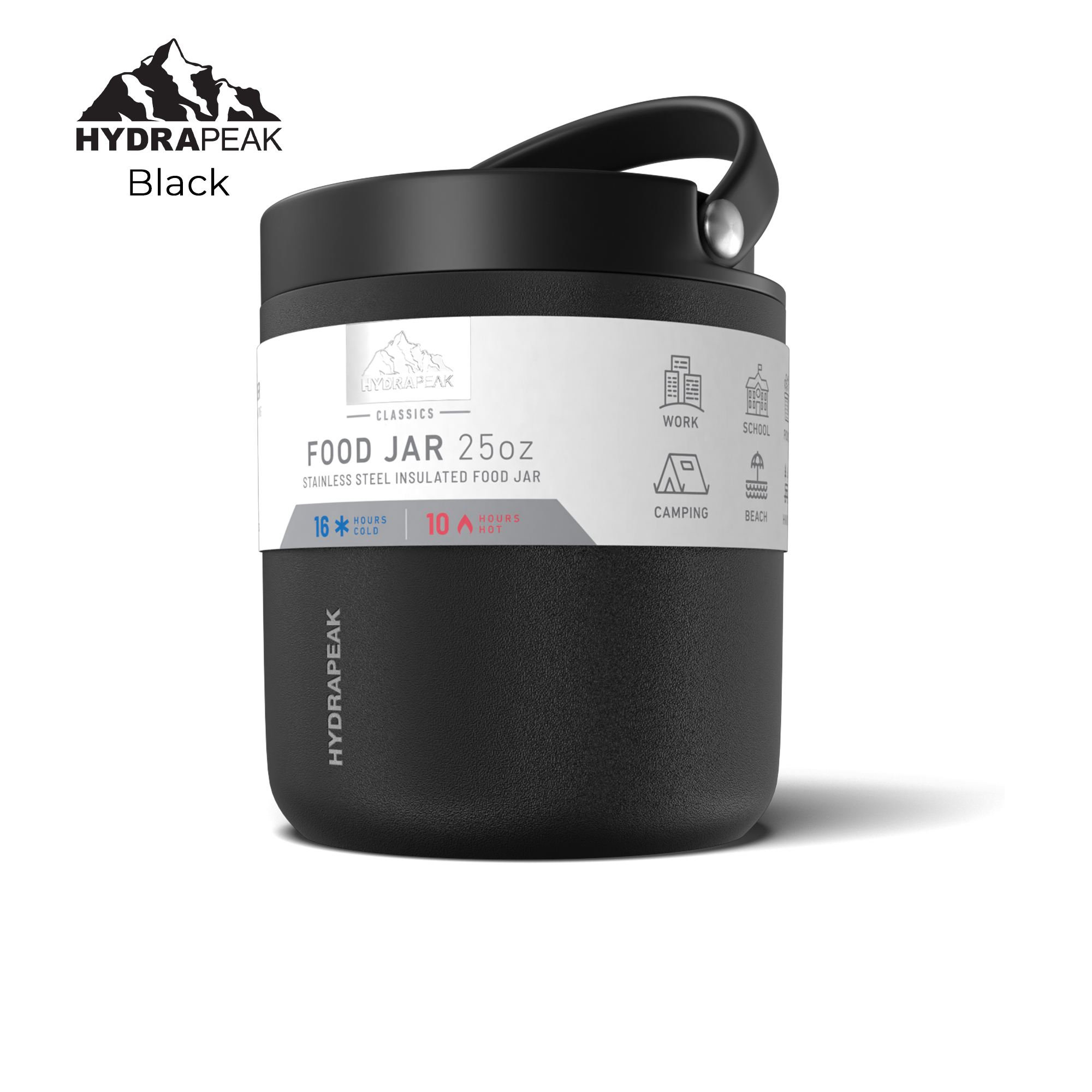 HYDRAPEAK 25oz Insulated Stainless Steel Food Jar with Lid 1