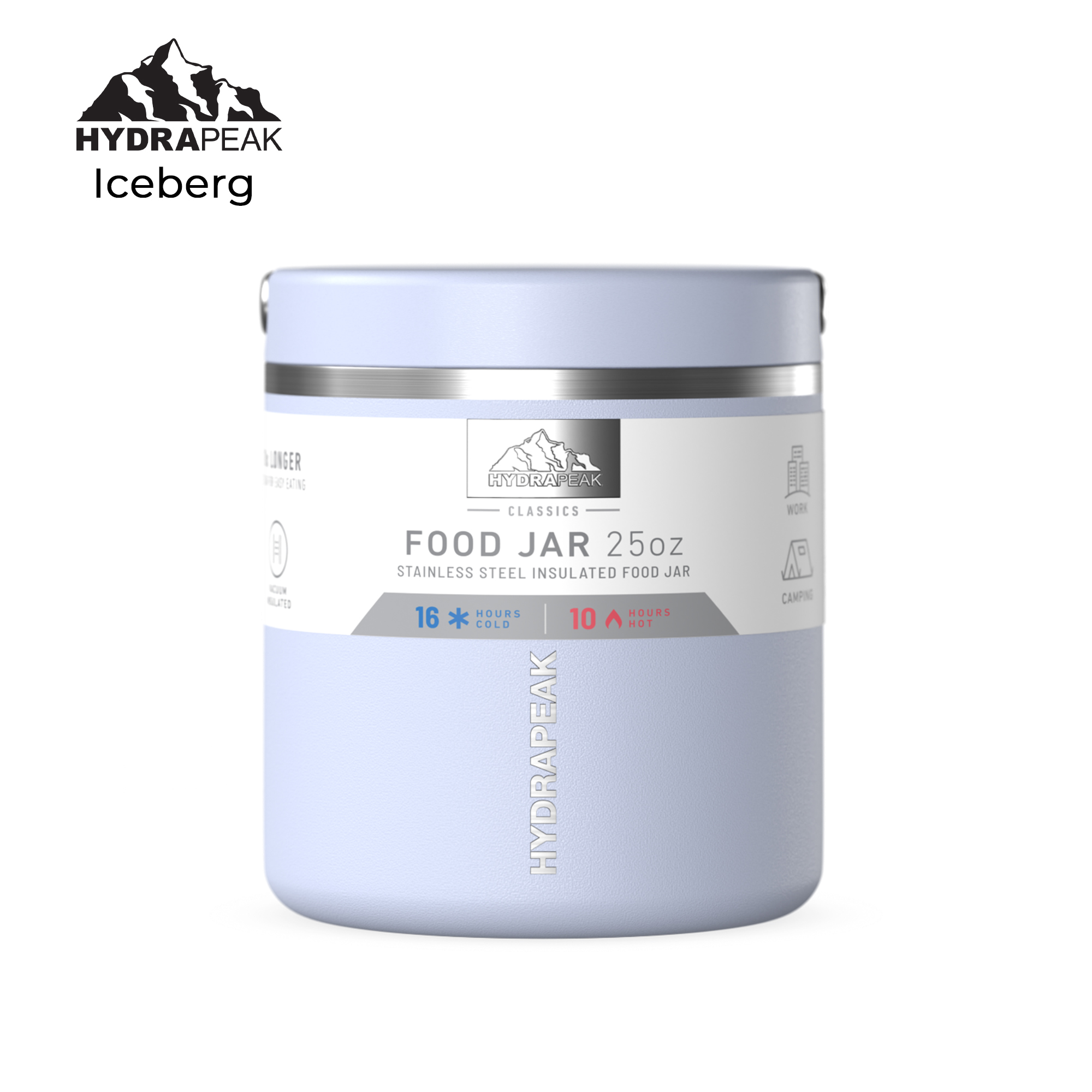 HYDRAPEAK 25oz Insulated Stainless Steel Food Jar with Lid 1
