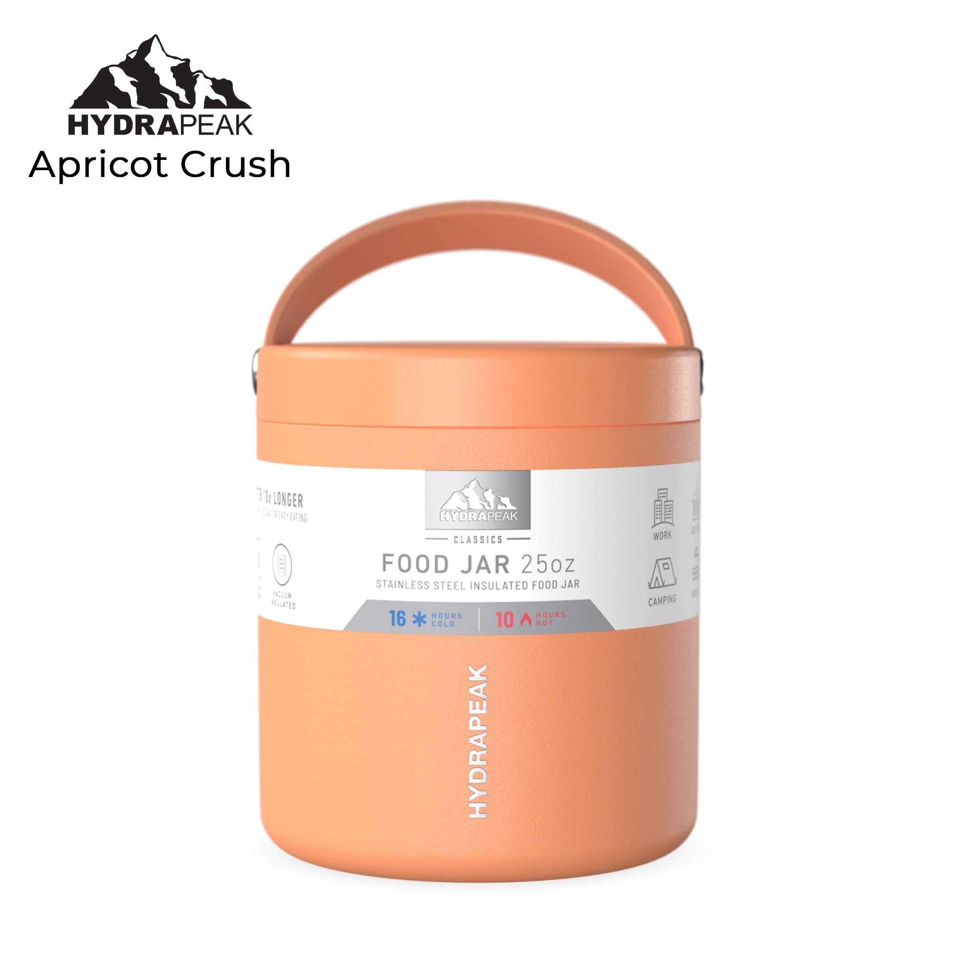 HYDRAPEAK 25oz Insulated Stainless Steel Food Jar with Lid 1