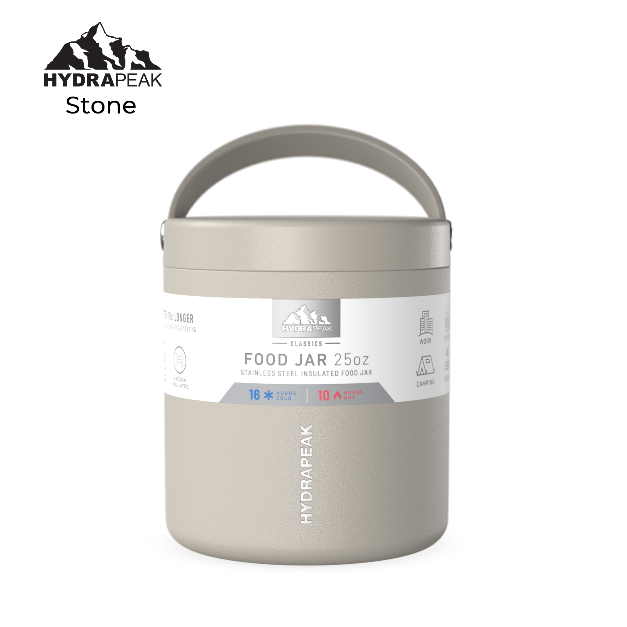 HYDRAPEAK 25oz Insulated Stainless Steel Food Jar with Lid 1