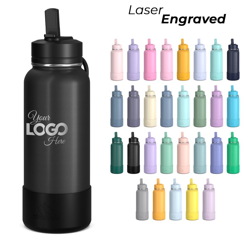 HYDRAPEAK 32oz Sport Boot Water Bottle with Straw Lid 1 HYDRAPEAK 32oz Sport Boot Water Bottle with Straw Lid 1