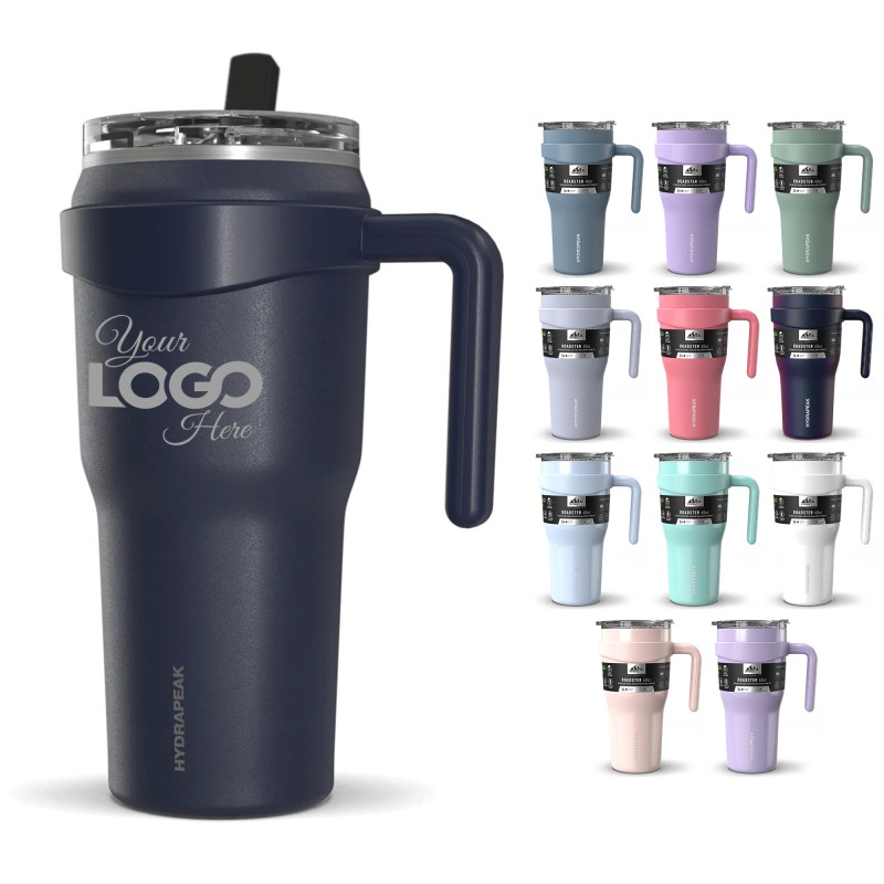 HYDRAPEAK 40oz Roadster Tumbler with Handle and Straw Lid 1 HYDRAPEAK 40oz Roadster Tumbler with Handle and Straw Lid 1