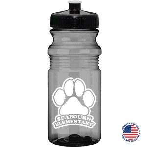 20 Oz. Translucent USA-Made Bike Bottle with Matching Lid 1 20 Oz. Translucent USA-Made Bike Bottle with Matching Lid 1