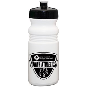 20 Oz. USA-Made White Sport Bottle with Push-Pull Lid 1 20 Oz. USA-Made White Sport Bottle with Push-Pull Lid 1