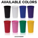 22 Oz. Stadium Cup- Made in the USA 17 22 Oz. Stadium Cup- Made in the USA 17