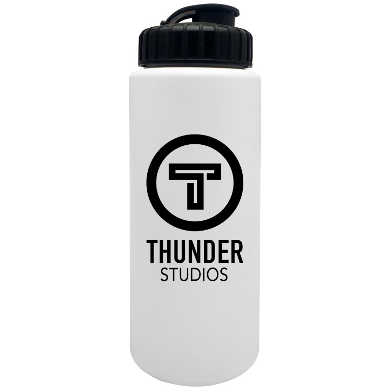 32 Oz. Sport Bottle White with Super Sipper Lid 1 32 Oz. Sport Bottle White with Super Sipper Lid 1