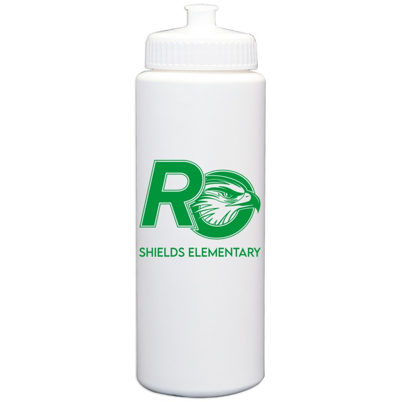 32 Oz. White Sport Bottle with Push-pull Lid 1 32 Oz. White Sport Bottle with Push-pull Lid 1