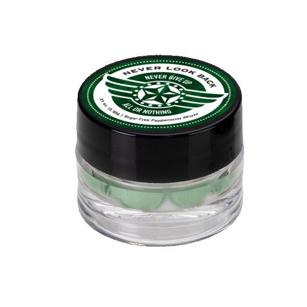 1" x 1 1/2" Single Jar Cap with Mints 1