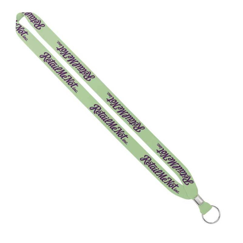 IMPORT Rush 3/4" Dye-Sublimated Lanyard with Silver Crimp & Split-Ring 1 IMPORT Rush 3/4" Dye-Sublimated Lanyard with Silver Crimp & Split-Ring 1