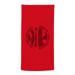 MNGEBTC 100% Cotton Terry Velour Economy Beach Towel (Colors) - Red Screen Print MNGEBTC 100% Cotton Terry Velour Economy Beach Towel (Colors) - Red Screen Print