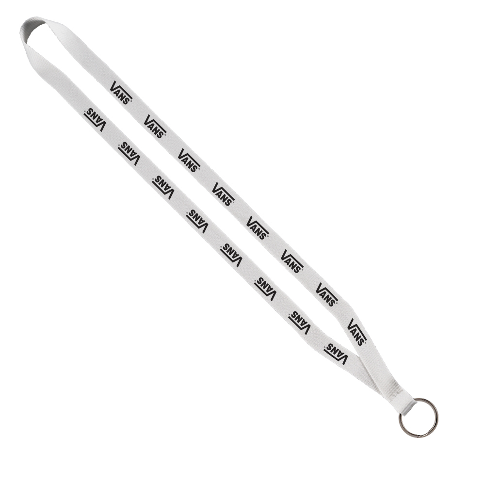 1/2" Polyester Lanyard with Sewn Metal Split-Ring 1