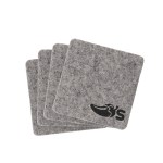 Linden Felt Coasters (Set of 4) 3 Linden Felt Coasters (Set of 4) 3