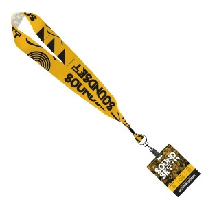 1 1/2" Dye-Sublimated Satin Ribbon Lanyard with 3" x 4" ID Badge 1 1 1/2" Dye-Sublimated Satin Ribbon Lanyard with 3" x 4" ID Badge 1