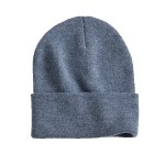 Sportsman SP12 12" Knit Beanie - Heather Navy Blank Sportsman SP12 12" Knit Beanie - Heather Navy Blank
