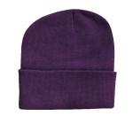 Sportsman SP12 12" Knit Beanie - Purple Blank Sportsman SP12 12" Knit Beanie - Purple Blank