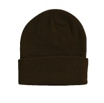 Sportsman SP12 12" Knit Beanie - Brown Blank Sportsman SP12 12" Knit Beanie - Brown Blank