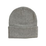Sportsman SP12 12" Knit Beanie - Heather Gray Blank Sportsman SP12 12" Knit Beanie - Heather Gray Blank