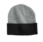 Sportsman SP12 12" Knit Beanie - Heather Gray Blank Sportsman SP12 12" Knit Beanie - Heather Gray Blank