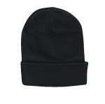Sportsman SP12 12" Knit Beanie - Black Blank Sportsman SP12 12" Knit Beanie - Black Blank