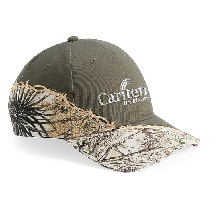 Kati LC4BW Barbed Wire Embroidery Camo Cap 1
