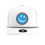 Zapped Blackhawk R+ Hat - Off-White, Black&White Chainlink Rope Zapped Blackhawk R+ Hat - Off-White, Black&White Chainlink Rope