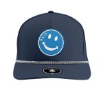 Zapped Blackhawk R+ Hat - Light Navy, Black&White Chainlink Rope Zapped Blackhawk R+ Hat - Light Navy, Black&White Chainlink Rope