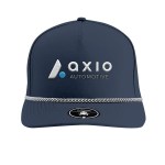 Zapped Blackhawk R+ Hat - Light Navy, Black&White Chainlink Rope Zapped Blackhawk R+ Hat - Light Navy, Black&White Chainlink Rope