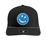 Zapped Blackhawk R+ Hat - Black, Black&White Grid Rope Zapped Blackhawk R+ Hat - Black, Black&White Grid Rope