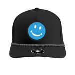 Zapped Blackhawk R+ Hat - Black, Black&White Grid Rope Zapped Blackhawk R+ Hat - Black, Black&White Grid Rope