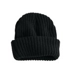 Sportsman SP90 12" Chunky Knit Cap - Black Blank Sportsman SP90 12" Chunky Knit Cap - Black Blank