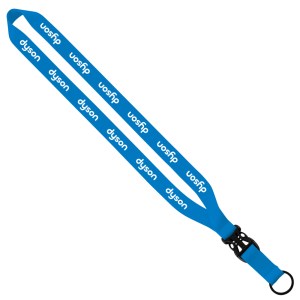 3/4" Polyester Lanyard with Slide Buckle Release & Split-Ring 1 3/4" Polyester Lanyard with Slide Buckle Release & Split-Ring 1