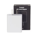 Fremont UL Listed Wall Adapter - White Blank Fremont UL Listed Wall Adapter - White Blank