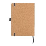 Hickory Cork & Recycled PU Notebook - Cool Gray 11c Blank Hickory Cork & Recycled PU Notebook - Cool Gray 11c Blank