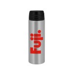 FastFlow Recycled Aluminum Bottle with Flip Lid - Silver Screen Print FastFlow Recycled Aluminum Bottle with Flip Lid - Silver Screen Print