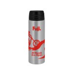 FastFlow Recycled Aluminum Bottle with Flip Lid - Silver Screen Print FastFlow Recycled Aluminum Bottle with Flip Lid - Silver Screen Print