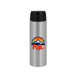 FastFlow Recycled Aluminum Bottle with Flip Lid - Silver Eyecandy Digital Transfer FastFlow Recycled Aluminum Bottle with Flip Lid - Silver Eyecandy Digital Transfer
