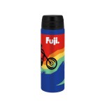 FastFlow Recycled Aluminum Bottle with Flip Lid - Blue Spectrum Digital Print FastFlow Recycled Aluminum Bottle with Flip Lid - Blue Spectrum Digital Print