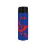 FastFlow Recycled Aluminum Bottle with Flip Lid - Blue Screen Print FastFlow Recycled Aluminum Bottle with Flip Lid - Blue Screen Print