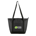 Newport Cooler Bag - Black Heat Transfer Newport Cooler Bag - Black Heat Transfer