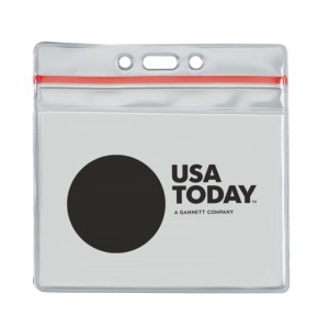 4" x 3" Printed Horizontal Vinyl Pouch with Zipper 1 4" x 3" Printed Horizontal Vinyl Pouch with Zipper 1