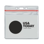 4" x 3" Printed Horizontal Vinyl Pouch with Zipper 3 4" x 3" Printed Horizontal Vinyl Pouch with Zipper 3