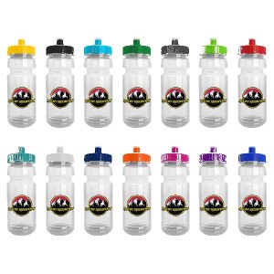 Wheely 24oz Transparent Bike Bottle w/Push-Pull Lid 1 Wheely 24oz Transparent Bike Bottle w/Push-Pull Lid 1