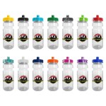 Wheely 24oz Transparent Bike Bottle w/Push-Pull Lid 1 Wheely 24oz Transparent Bike Bottle w/Push-Pull Lid 1