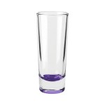 Jolt 2 oz Double Shooter Shot Glass with Color Bottom - Purple Blank Jolt 2 oz Double Shooter Shot Glass with Color Bottom - Purple Blank